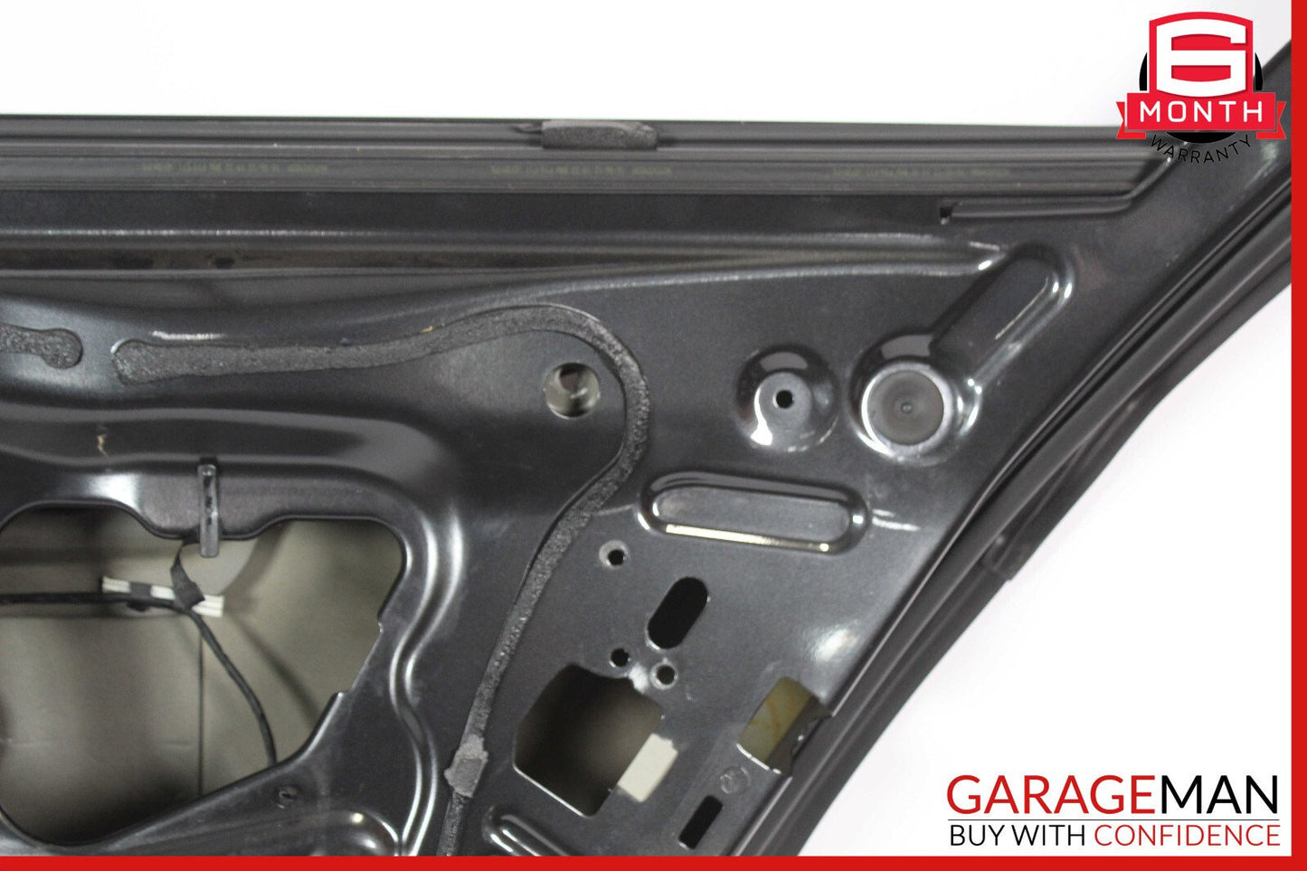 11-16 BMW 550i 535i 528i Rear Right Side Door Shell Panel Black OEM