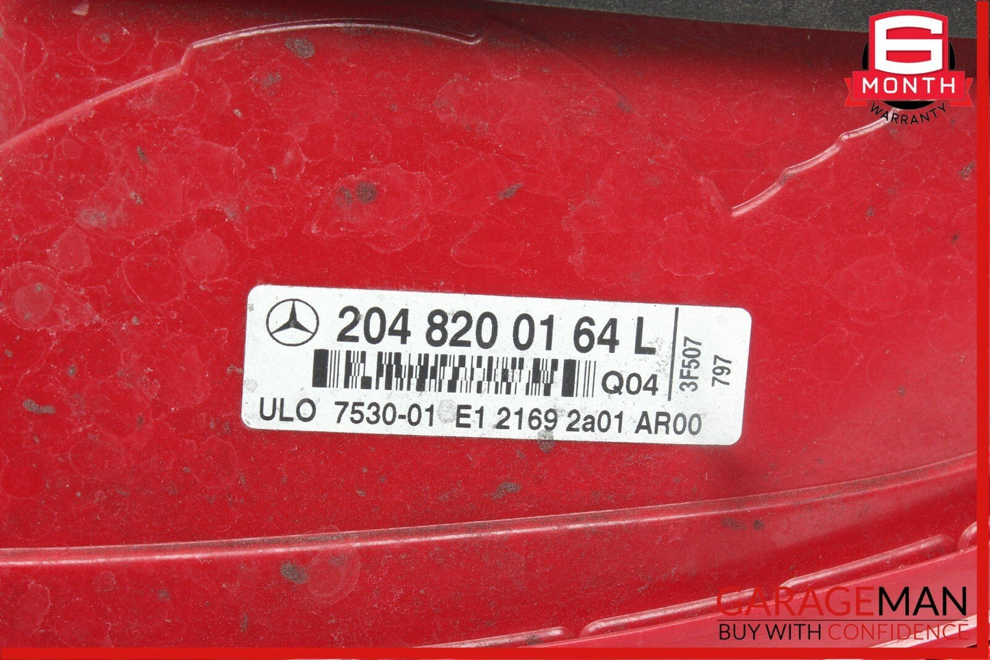 08-11 Mercedes W204 C300 C350 Rear Left Driver Side Taillight Tail Light Lamp