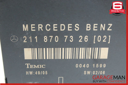 03-09 Mercedes E350 E550 E63 AMG Front Left Driver Side Door Controller Module