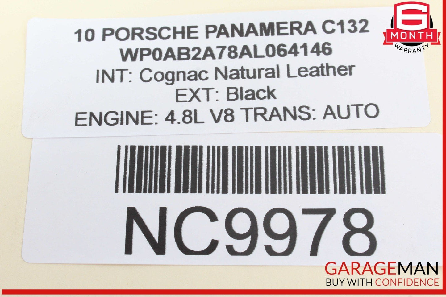 10-16 Porsche Panamera 970 Rear Right / Left Upper Suspension Control Arm OEM