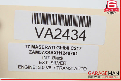 14-17 Maserati Ghibli Front Right Passenger Side Door Control Module Unit OEM
