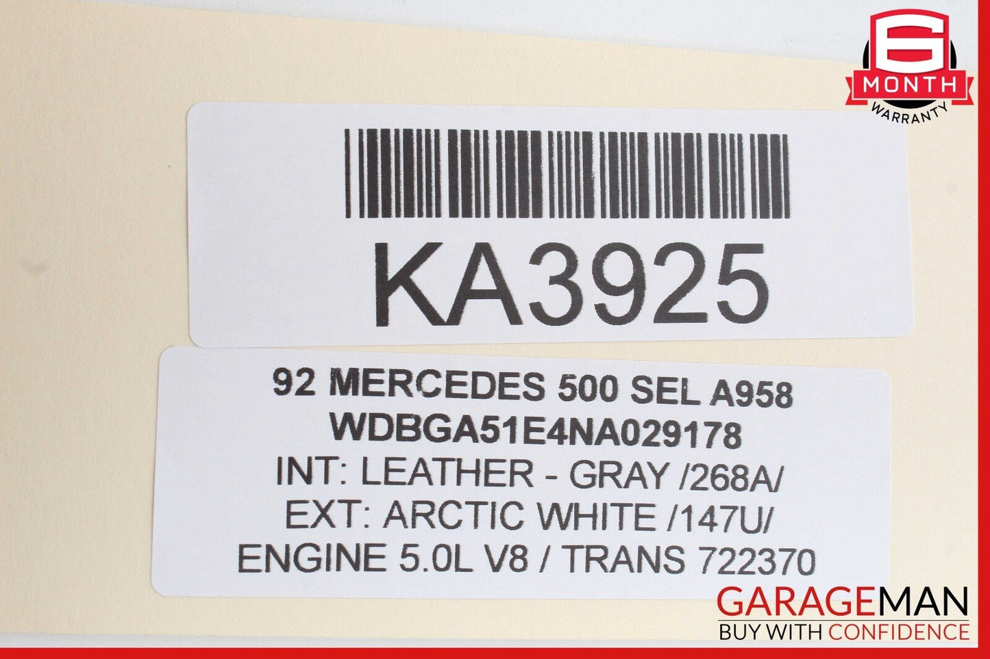 92-95 Mercedes W140 500SEL Becker Anti Theft Alarm Module Unit 1408201826 OEM