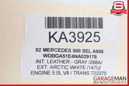 92-95 Mercedes W140 500SEL Becker Anti Theft Alarm Module Unit 1408201826 OEM