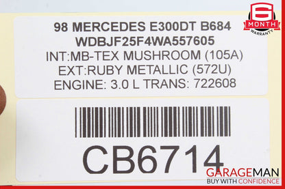 98-02 Mercedes W210 E300 KYB Gas-A-Just Front Right & Left Shock Absorber Set
