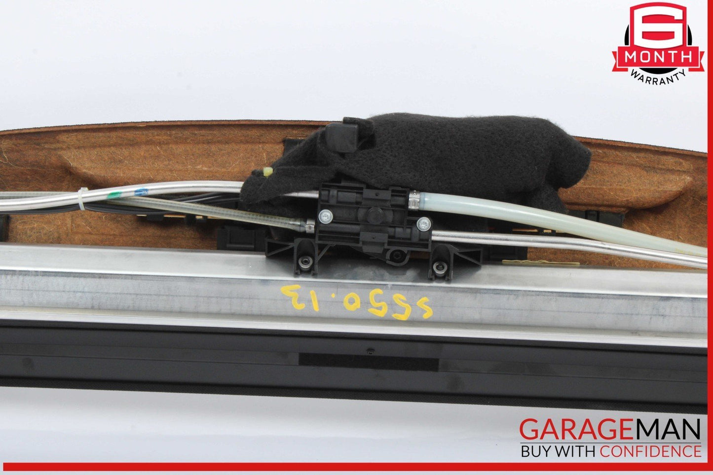 07-13 Mercedes W221 S550 Rear Window Sun Shade Screen Roller Blind w/ Trim OEM