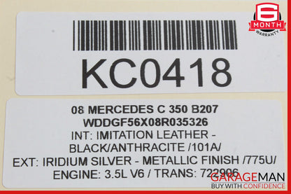 08-14 Mercedes W204 C300 C350 Rear Left Side Door Control Module 2048702326 OEM