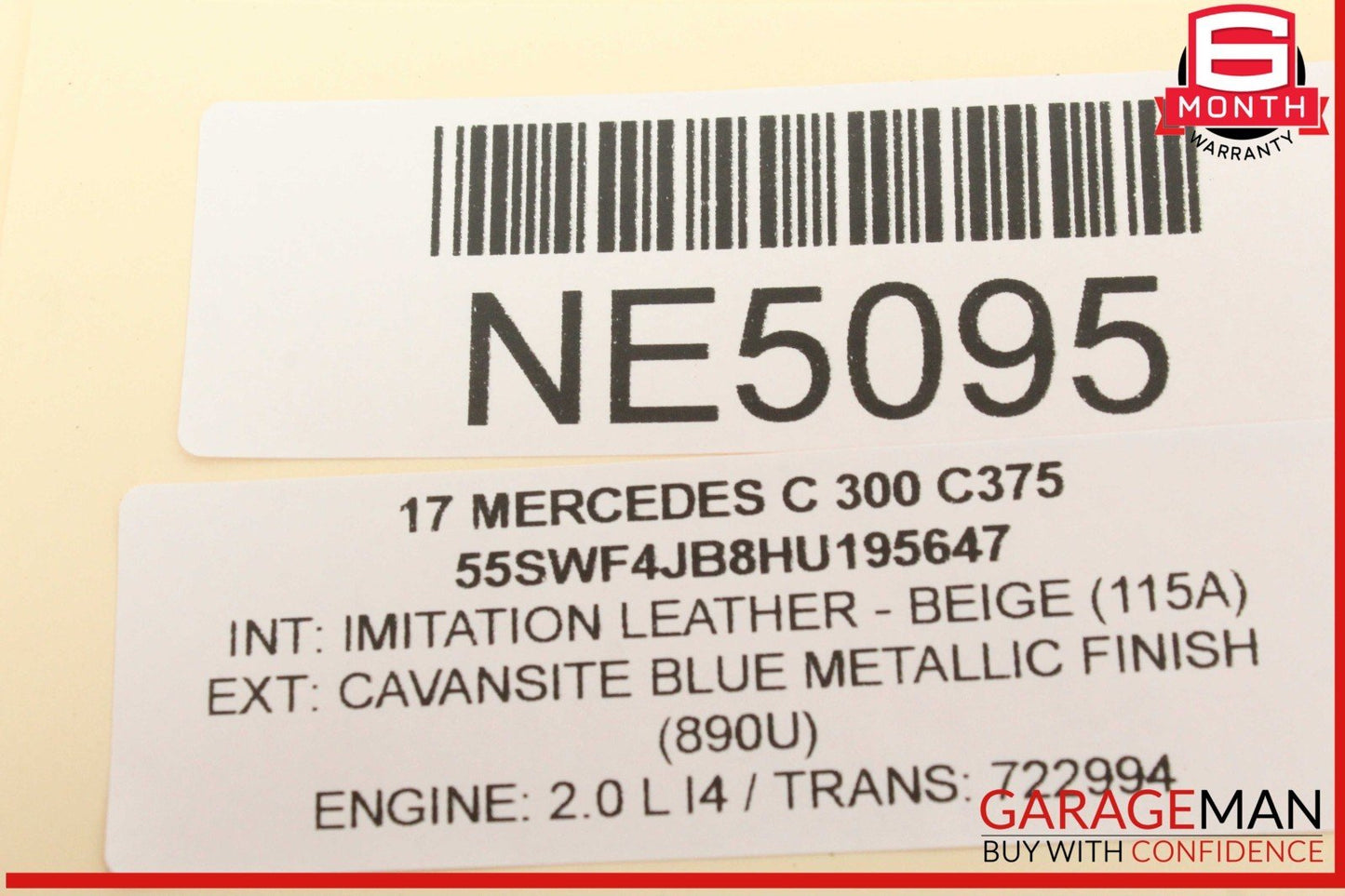 15-19 Mercedes W205 C300 C350 GLC300 TCU Transmission Control Module TCM OEM