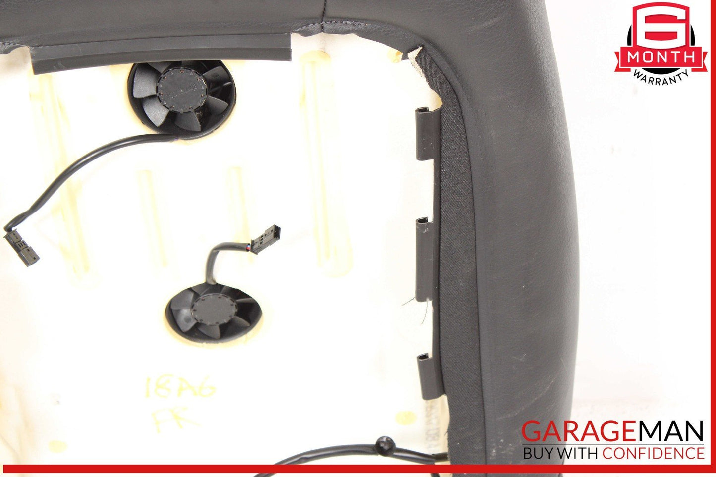 12-18 Audi A6 Front Right Top Upper Seat Cushion Black OEM