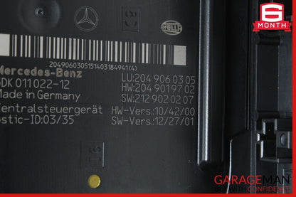 12-14 Mercedes W204 C250 C300 C63 AMG Rear SAM Module Fuse Relay Box Assembly