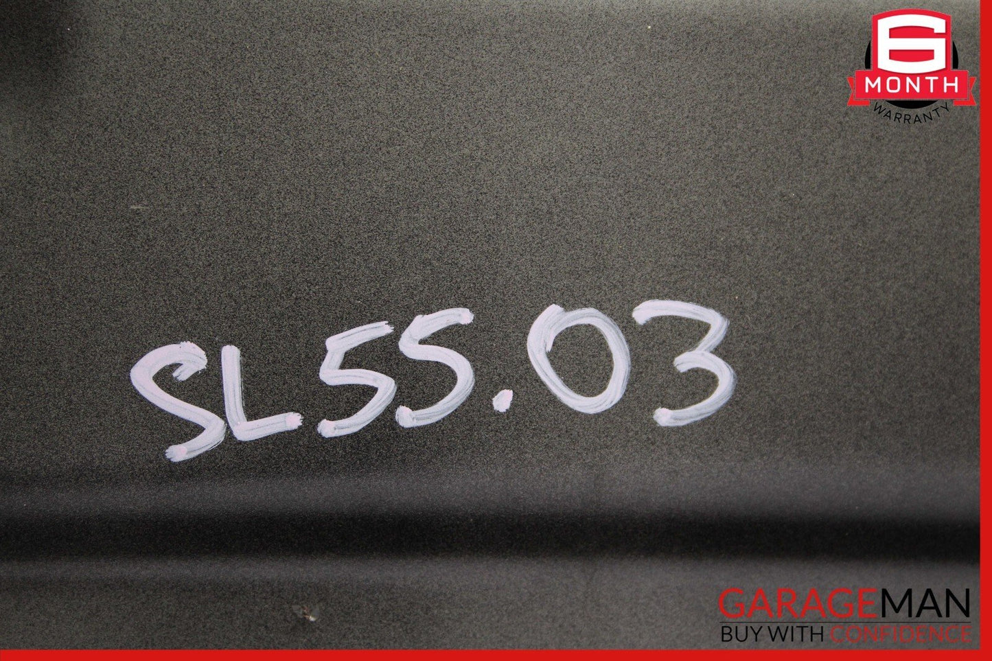 03-11 Mercedes R230 SL500 SL550 Rear Trunk Lid Deck Shell Panel Black OEM