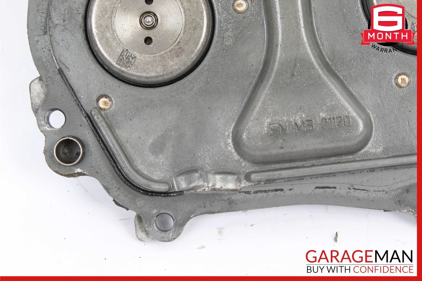 12-18 Mercedes W212 E350 E550 Front Right / Left Engine Timing Chain Cover Plate