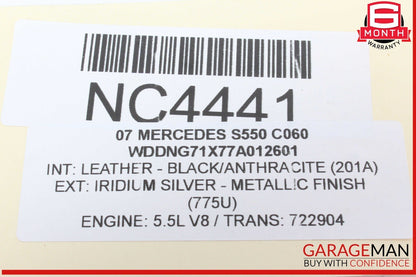 07-09 Mercedes W221 S550 Navigation Command Head Unit CD Audio Player OEM