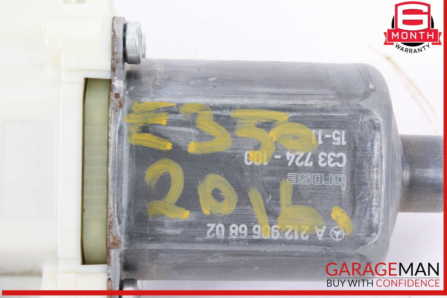 08-16 Mercedes W212 E350 Front Left Door Window Regulator Motor 0130822637