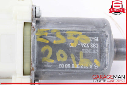 08-16 Mercedes W212 E350 Front Left Door Window Regulator Motor 0130822637