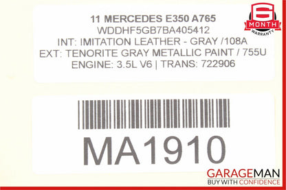 08-18 Mercedes W212 E350 C250 Seat Control Module Front Left OEM