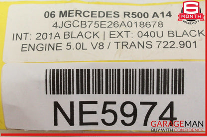 06-12 Mercedes W251 R500 ML350 GL450 Radio Stereo 6 Disk CD Changer Player OEM
