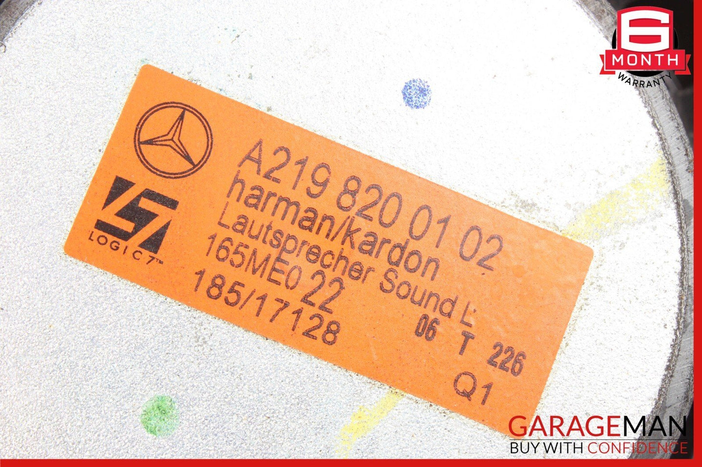 06-11 Mercedes W219 CLS63 CLS500 Door Speaker Sound Audio Radio 2198200102 OEM