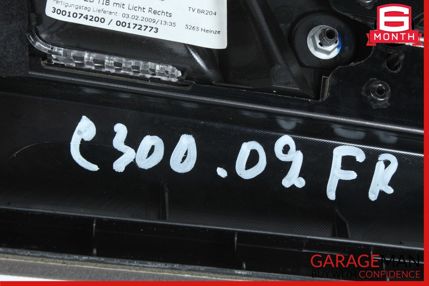 08-14 Mercedes W204 C300 C350 Sedan Front Right Side Interior Door Panel OEM