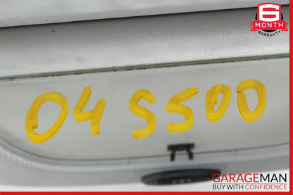00-06 Mercedes W220 S500 S65 AMG Rear Left / Right Dome Light Mirror Assy Wood