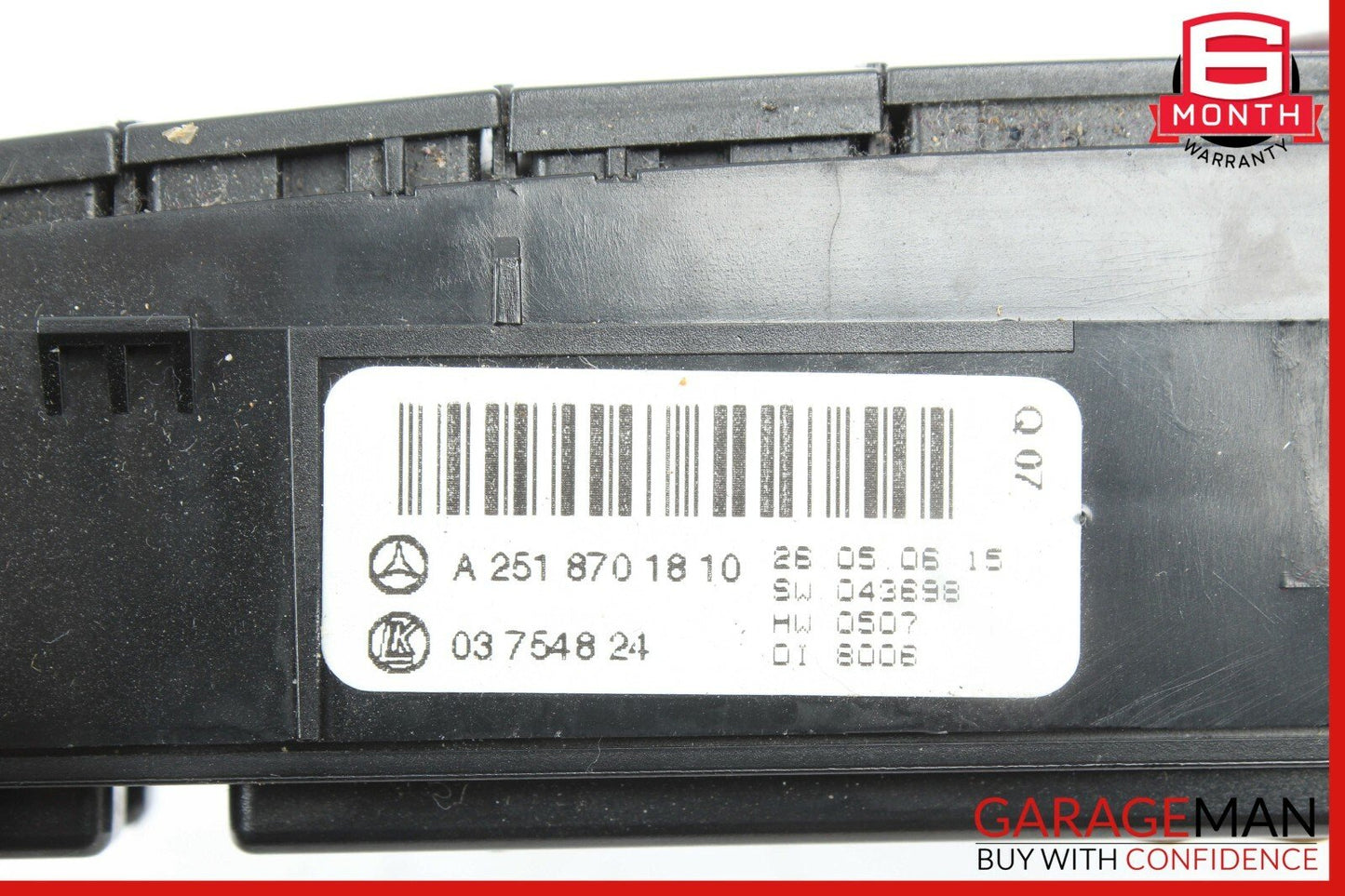 06-10 Mercedes W251 R350 R550 Dash AC A/C Climate Control Module Unit OEM