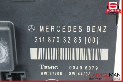 06-11 Mercedes W211 E350 Rear Right Door Control Module 2118703285 OEM