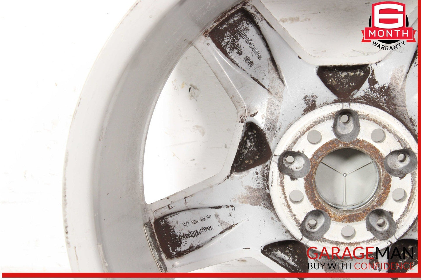 06-11 Mercedes W164 ML350 AMG 8.5 X 19 19" Wheel Rim Silver 1644011802 OEM