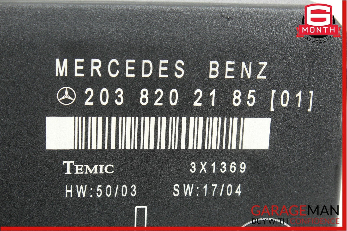 01-07 Mercedes W203 C230 C320 Rear Left Side Door Control Module Unit OEM
