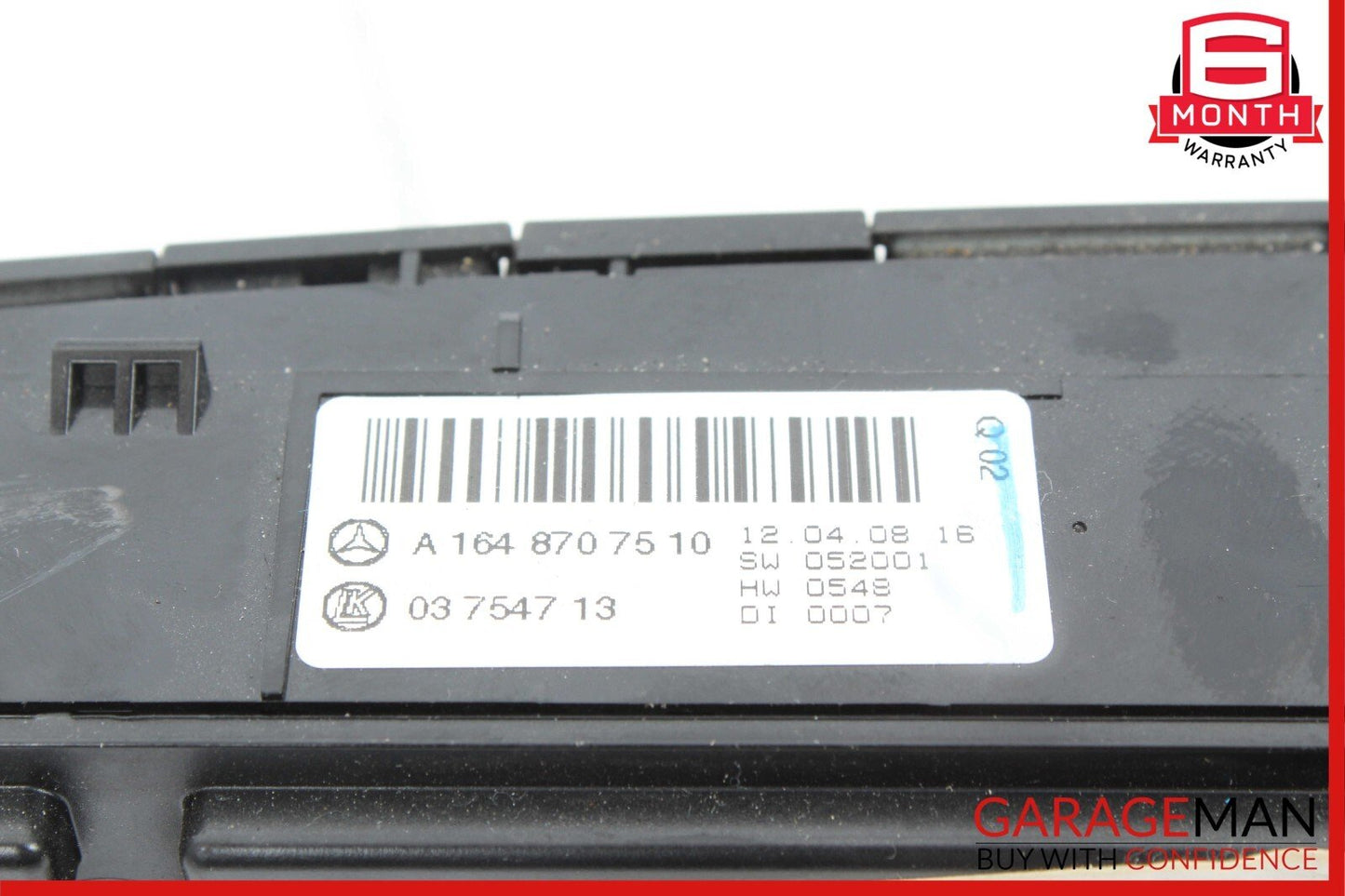 06-12 Mercedes W164 ML550 Center Dash Hazard Light Switch Controller Module OEM