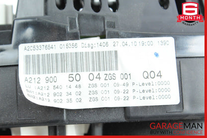 10-13 Mercedes W212 E350 E550 Speedometer Odometer Instrument Cluster Gauge