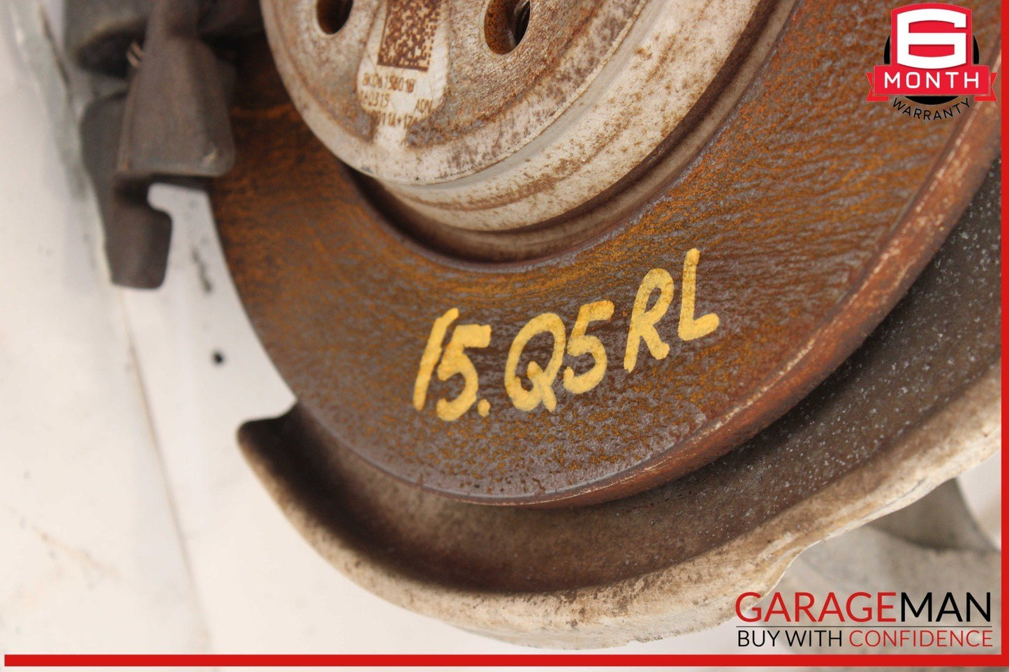 09-18 Audi Q5 A6 A7 Rear Left Side Spindle Knuckle Wheel Hub Assembly OEM