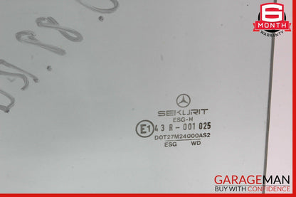 86-91 Mercedes W126 420SEL Rear Left Driver Side Door Window Auto Glass OEM
