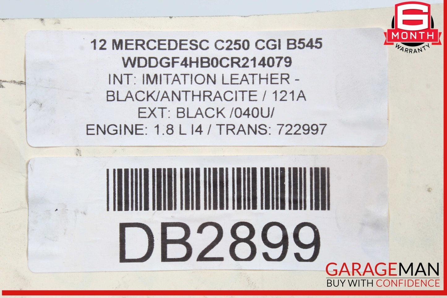 12-15 Mercedes W204 C250 M271 Engine Cooling Radiator AC Air A/C Condenser OEM