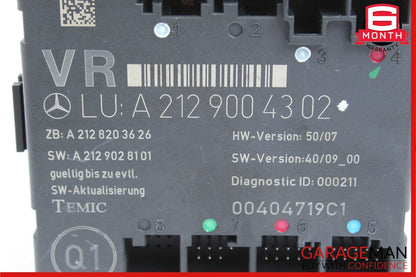 08-18 Mercedes CLS400 C250 C300 E350 Front Right Side Door Control Module Unit
