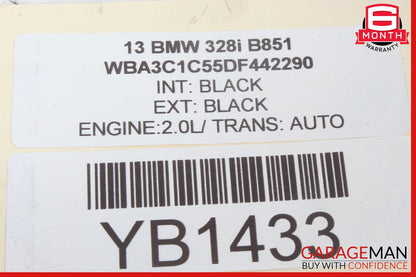 12-18 BMW F30 328i Rear Left Side Axle CV Half Shaft OEM