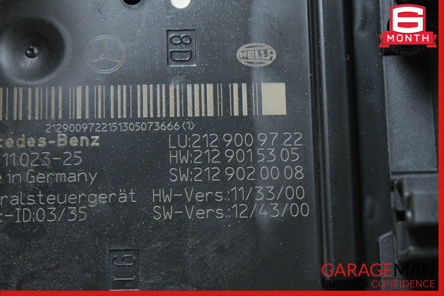 10-16 Mercedes W212 E350 CLS350 Rear Fuse Box Relay SAM Signal Acquisition Assy