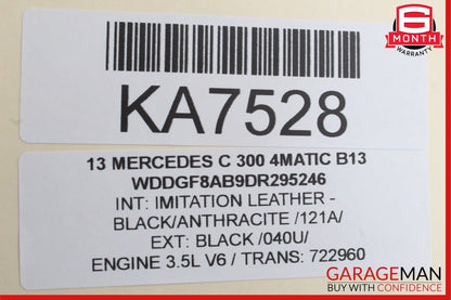 08-18 Mercedes W204 C300 4Matic Rear Left Side Door Control Module OEM