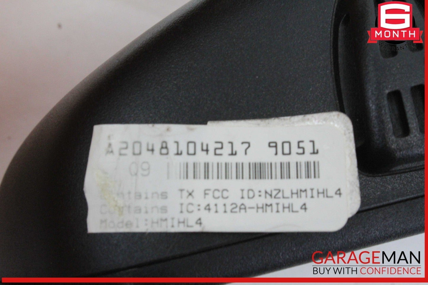 10-16 Mercedes W212 E400 E350 Interior Rear View Mirror Black 2048104217 OEM