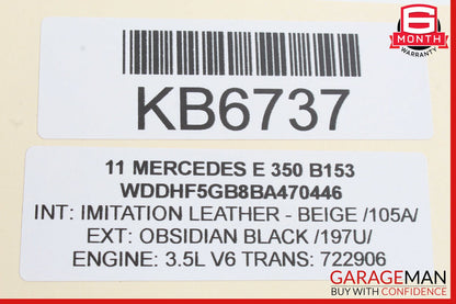 08-18 Mercedes W212 E350 C350 GLK350 Rear Right Side Door Control Module OEM