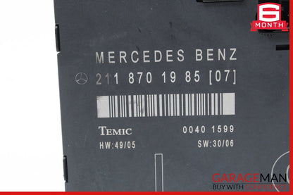 03-09 Mercedes W211 E63 AMG Front Left Driver Side Door Control Module OEM