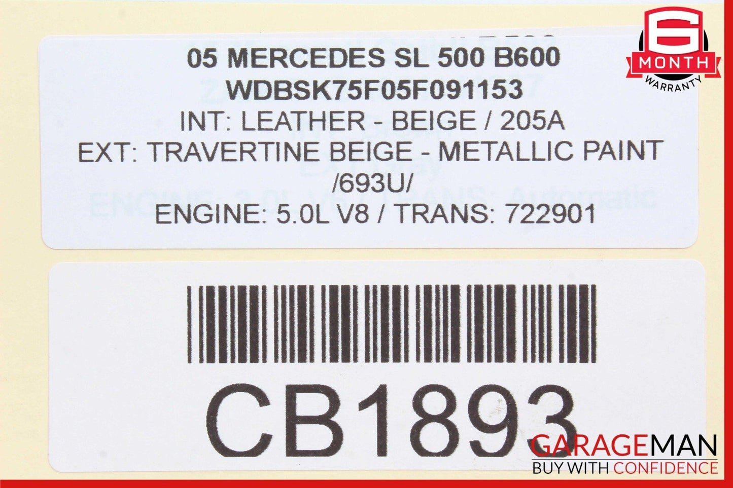 00-08 Mercedes SL500 S55 CL500 Pressure Relief Valve ABC Hydraulic Suspension