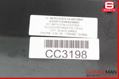 12-19 Mercedes X166 GL450 GL550 GLS550 Sunroof Sun Roof Glass 1667800021 OEM