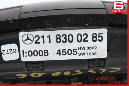 06-11 Mercedes W219 CLS500 E500 Rear AC Climate Control Switch 2118300285 OEM