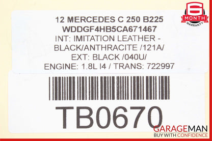 08-15 Mercedes W204 C250 Front Left Spindle Knuckle Hub Bearing Assembly RWD
