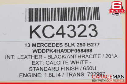 08-18 Mercedes R172 SLK250 C250 Front Right Side Door Control Module Unit OEM