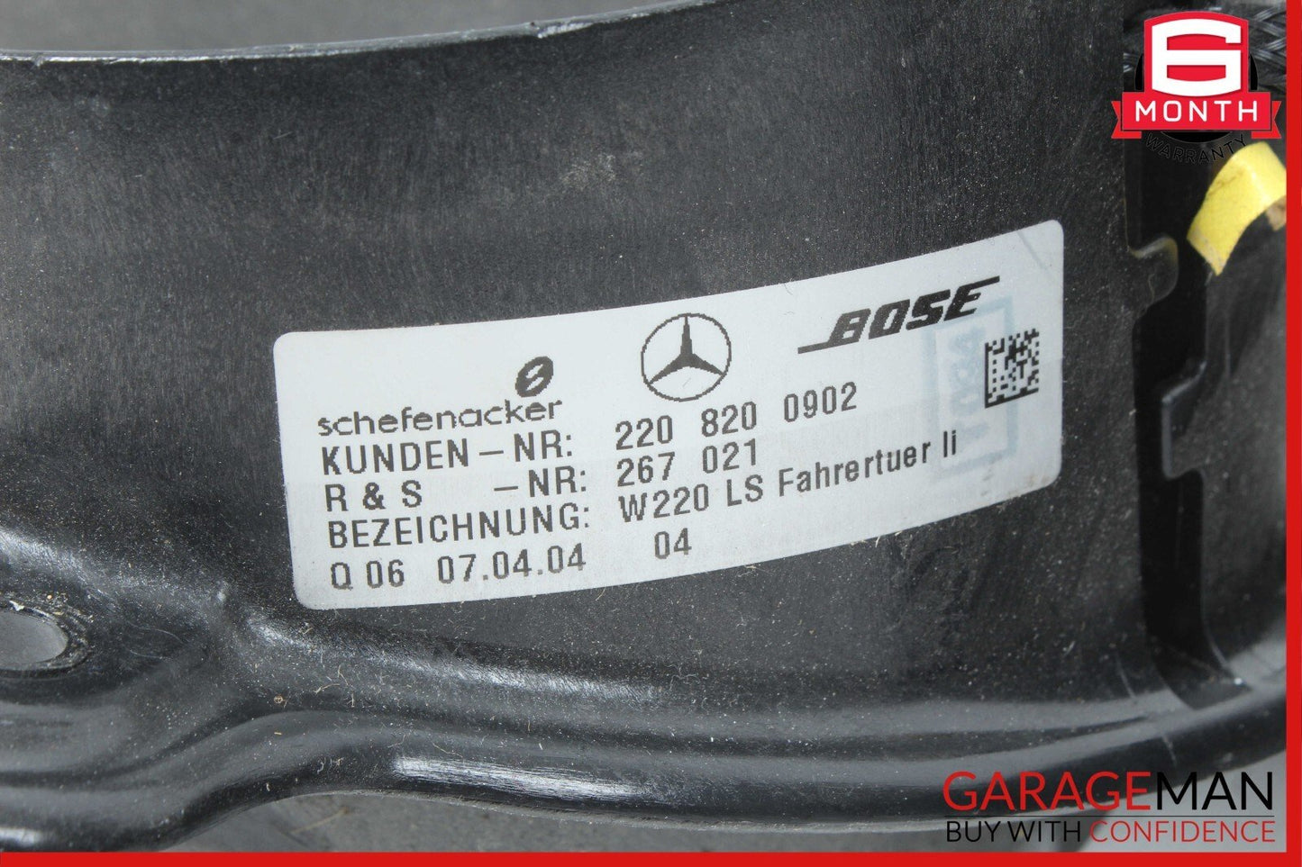 00-06 Mercedes W220 S500 S600 Front Left And Right Door Sound Speaker OEM