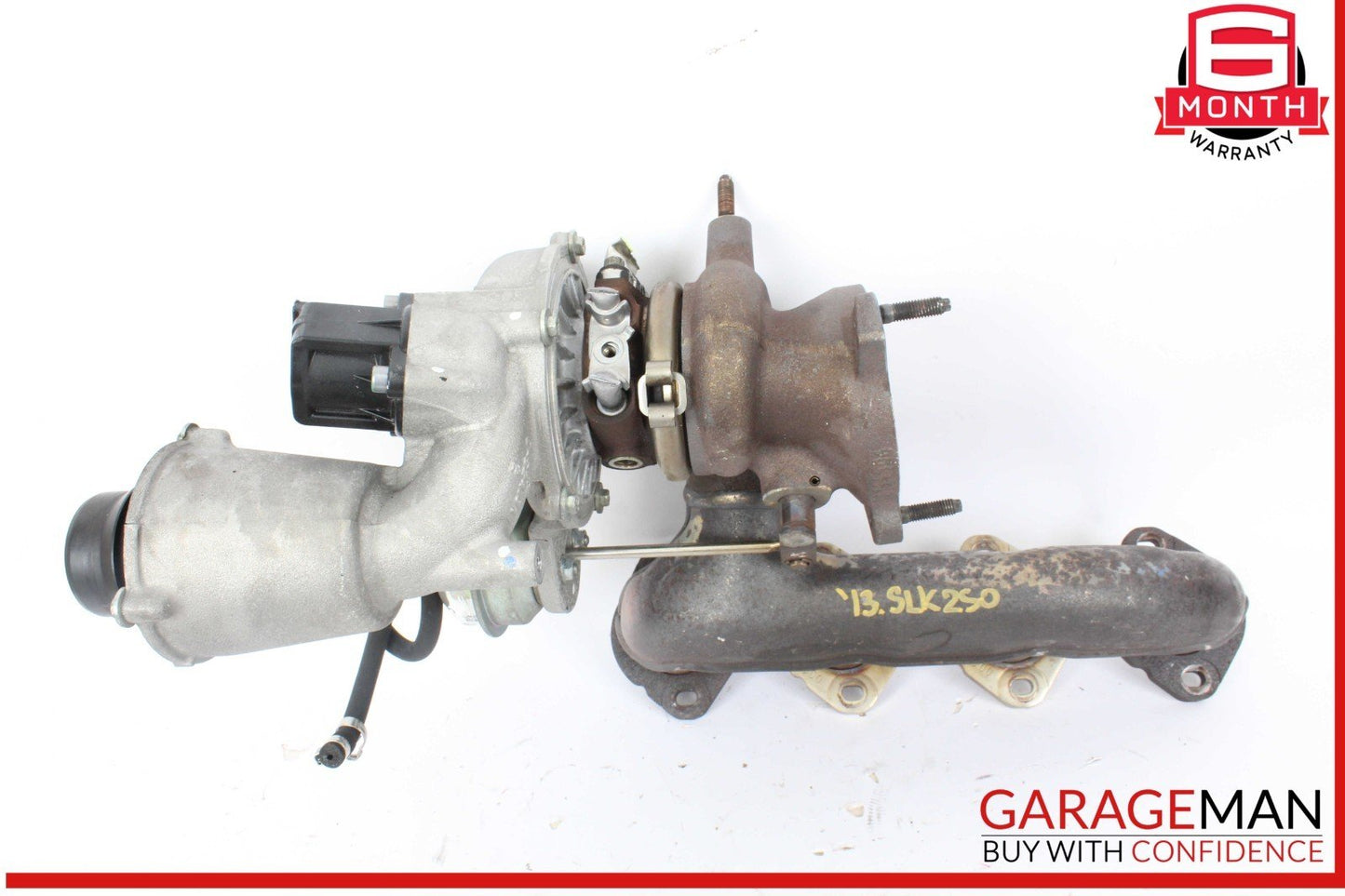 12-15 Mercedes R172 SLK250 C250 1.8L Turbo Turbocharger Manifold Assembly OEM