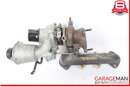 12-15 Mercedes R172 SLK250 C250 1.8L Turbo Turbocharger Manifold Assembly OEM