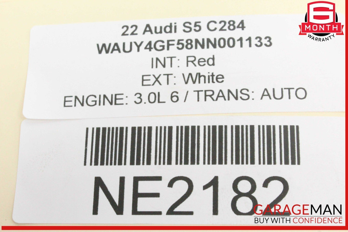 18-24 Audi S5 RS5 Rear Left Driver Side CV Axle Driveshaft 8W0501203F OEM