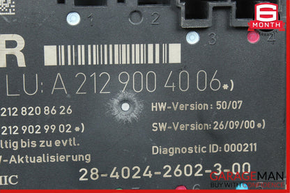 08-14 Mercedes W204 C250 C300 Rear Right Side Door Control Module Unit