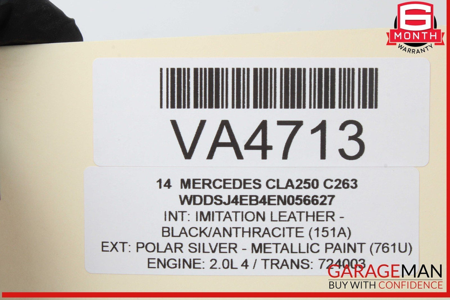 14-19 Mercedes W117 CLA250 Rear Left / Right Suspension Camber Strut Control Arm